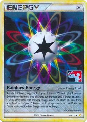 Rainbow Energy - 104/123 (League Promo) card from League & Championship Cards
