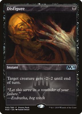 Disfigure card from Promo Pack: Core Set 2020