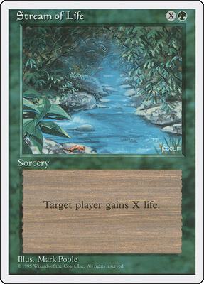 Stream of Life card from Fourth Edition