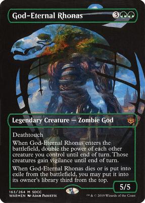 God-Eternal Rhonas (SDCC 2019 Exclusive) card from Media Promos