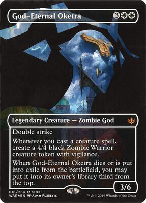 God-Eternal Oketra (SDCC 2019 Exclusive) card from Media Promos