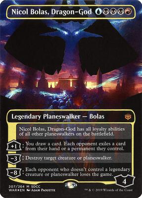 Nicol Bolas, Dragon-God (SDCC 2019 Exclusive) card from Media Promos