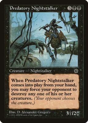 Predatory Nightstalker card from Portal Second Age