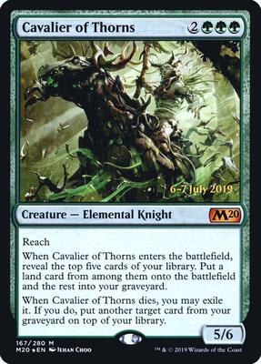 Cavalier of Thorns card from Prerelease Cards