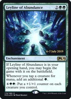 Leyline of Abundance card from Prerelease Cards