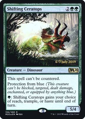Shifting Ceratops card from Prerelease Cards