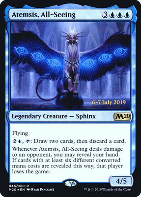 Atemsis, All-Seeing card from Prerelease Cards