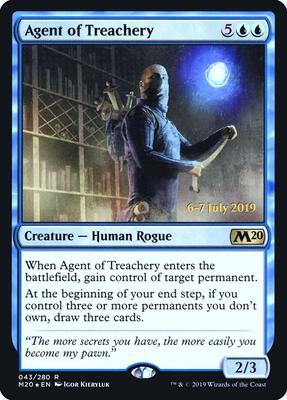 Agent of Treachery card from Prerelease Cards