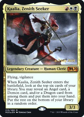 Kaalia, Zenith Seeker card from Prerelease Cards