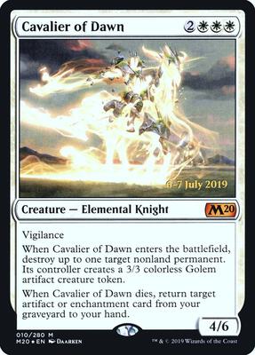 Cavalier of Dawn card from Prerelease Cards