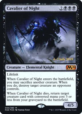 Cavalier of Night card from Prerelease Cards