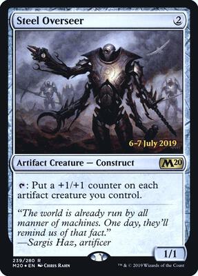 Steel Overseer card from Prerelease Cards
