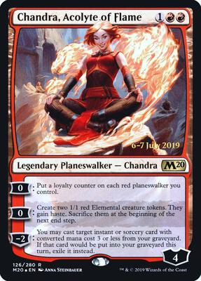 Chandra, Acolyte of Flame card from Prerelease Cards