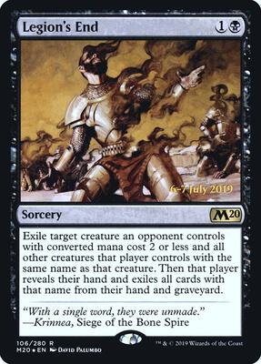 Legion's End card from Prerelease Cards