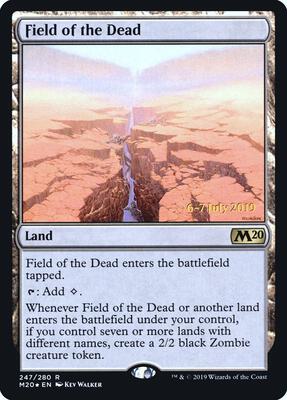Field of the Dead card from Prerelease Cards