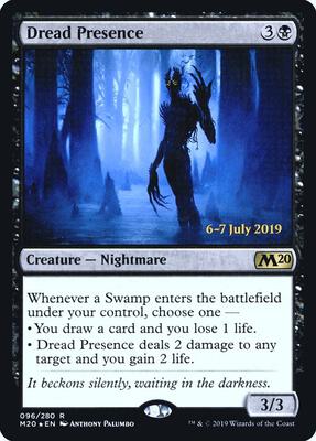 Dread Presence card from Prerelease Cards