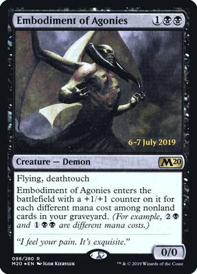 Embodiment of Agonies card from Prerelease Cards