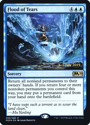 Flood of Tears card from Prerelease Cards