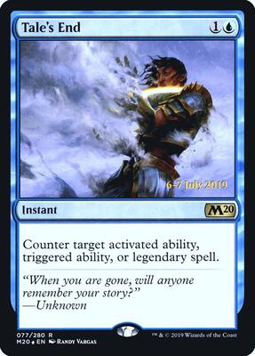 Tale's End card from Prerelease Cards