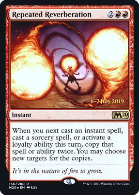 Repeated Reverberation card from Prerelease Cards