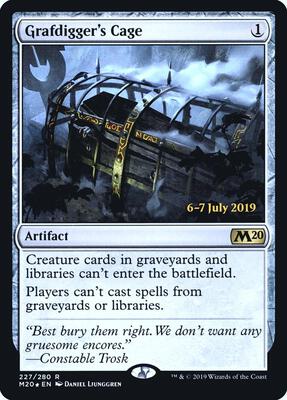 Grafdigger's Cage card from Prerelease Cards