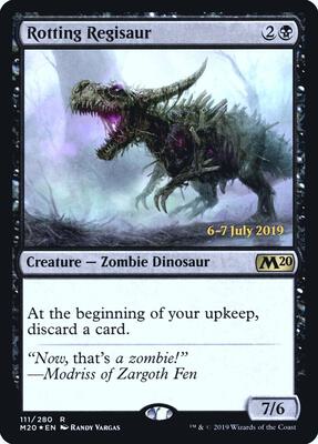 Rotting Regisaur card from Prerelease Cards