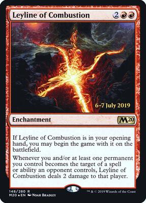 Leyline of Combustion card from Prerelease Cards