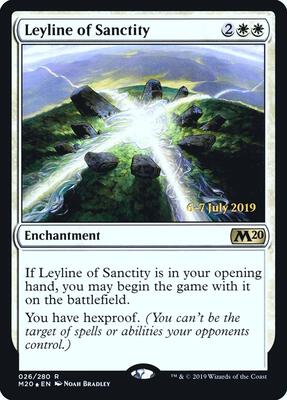 Leyline of Sanctity card from Prerelease Cards