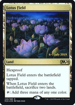 Lotus Field card from Prerelease Cards