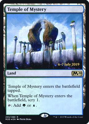 Temple of Mystery (M20) card from Prerelease Cards