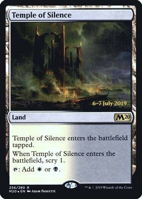 Temple of Silence (M20) card from Prerelease Cards