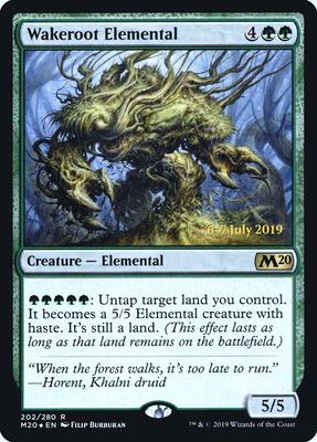 Wakeroot Elemental card from Prerelease Cards