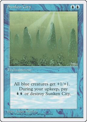 Sunken City card from Fourth Edition