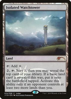 Isolated Watchtower card from Judge Promos