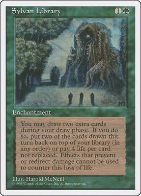 Sylvan Library card from Fourth Edition