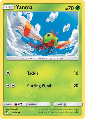 Yanma card from SM - Unified Minds
