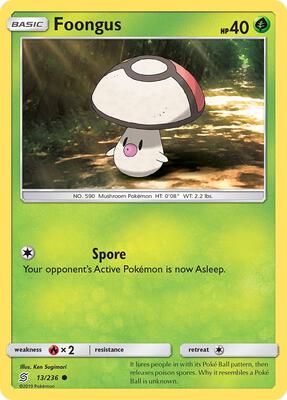 Foongus card from SM - Unified Minds