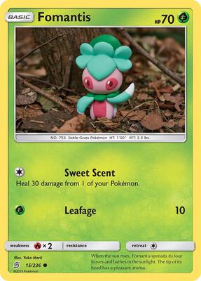Fomantis card from SM - Unified Minds