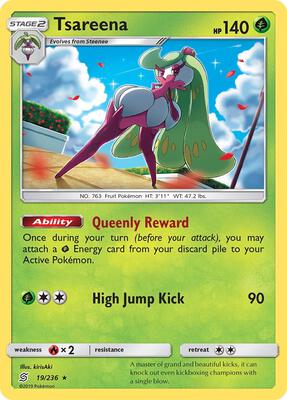 Tsareena card from SM - Unified Minds