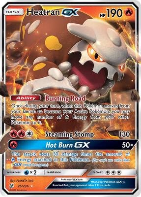 Heatran GX card from SM - Unified Minds