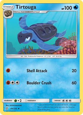 Tirtouga card from SM - Unified Minds
