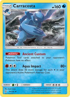 Carracosta card from SM - Unified Minds