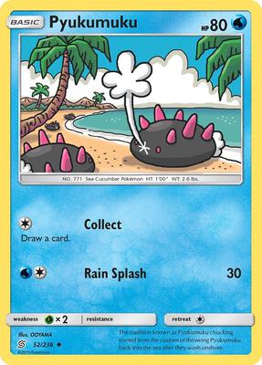 Pyukumuku card from SM - Unified Minds