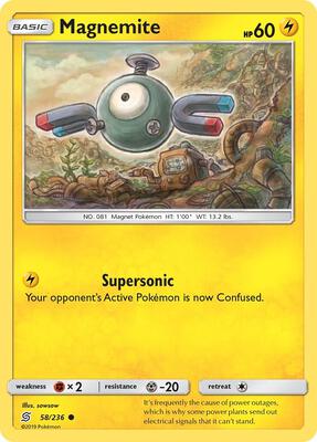 Magnemite card from SM - Unified Minds