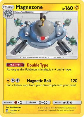Magnezone card from SM - Unified Minds