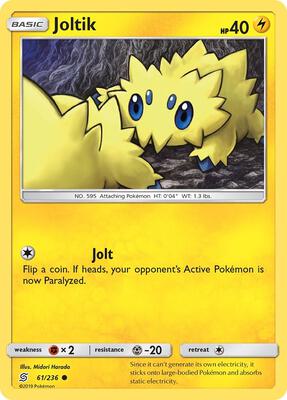 Joltik card from SM - Unified Minds
