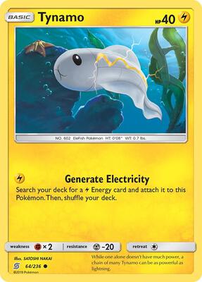 Tynamo (64) card from SM - Unified Minds