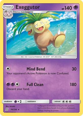 Exeggutor card from SM - Unified Minds