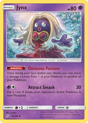 Jynx card from SM - Unified Minds