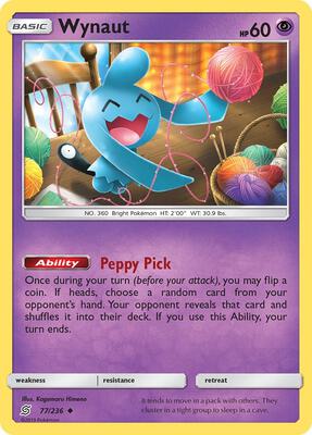 Wynaut card from SM - Unified Minds